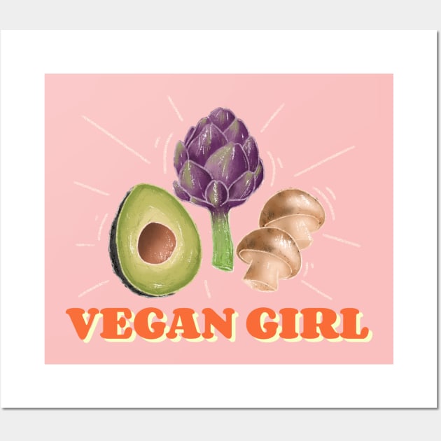 Vegan girl Wall Art by ErisArt